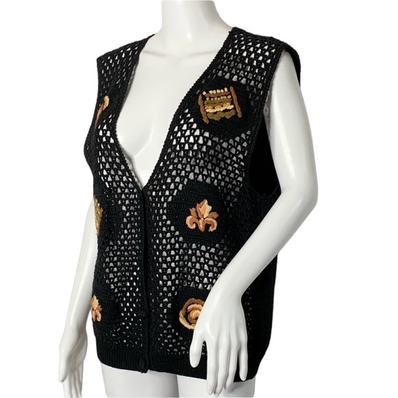 Vintage Koret Woman’s Vest Knit Top - Picture 2 of 7